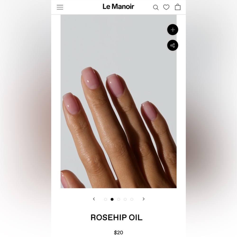 New in Bottle - Rosehip Oil - Gelcare Le Manoir Gel Polish